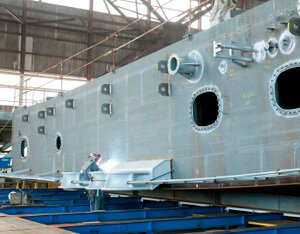 船舶建造修理工事イメージ・現場施工溶接